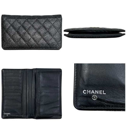 L-Yen Wallet Quilted Caviar