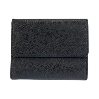 CC Compact Wallet Caviar