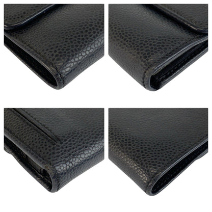 CC Compact Wallet Caviar