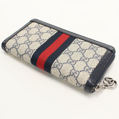 Ophidia Zip Around Wallet GG Coated Canvas