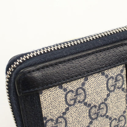 Ophidia Zip Around Wallet GG Coated Canvas