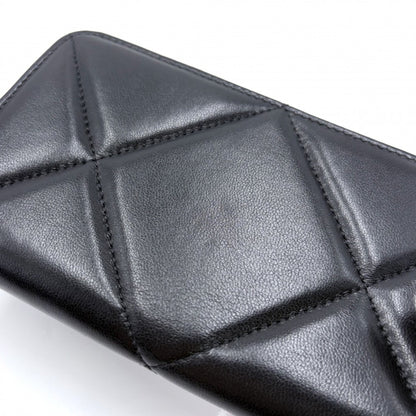19 Zip Around Wallet Quilted Lambskin Long