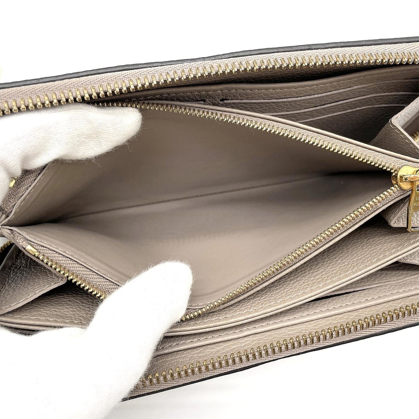 Zippy Wallet Bicolor Monogram Empreinte Giant