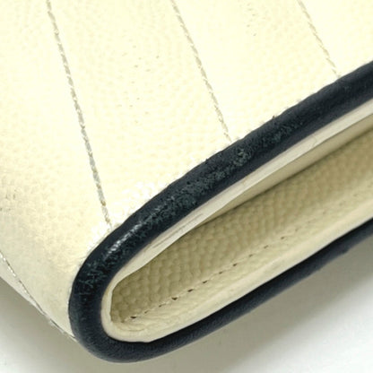 Classic Monogram Flap Wallet Matelasse Chevron Leather Large