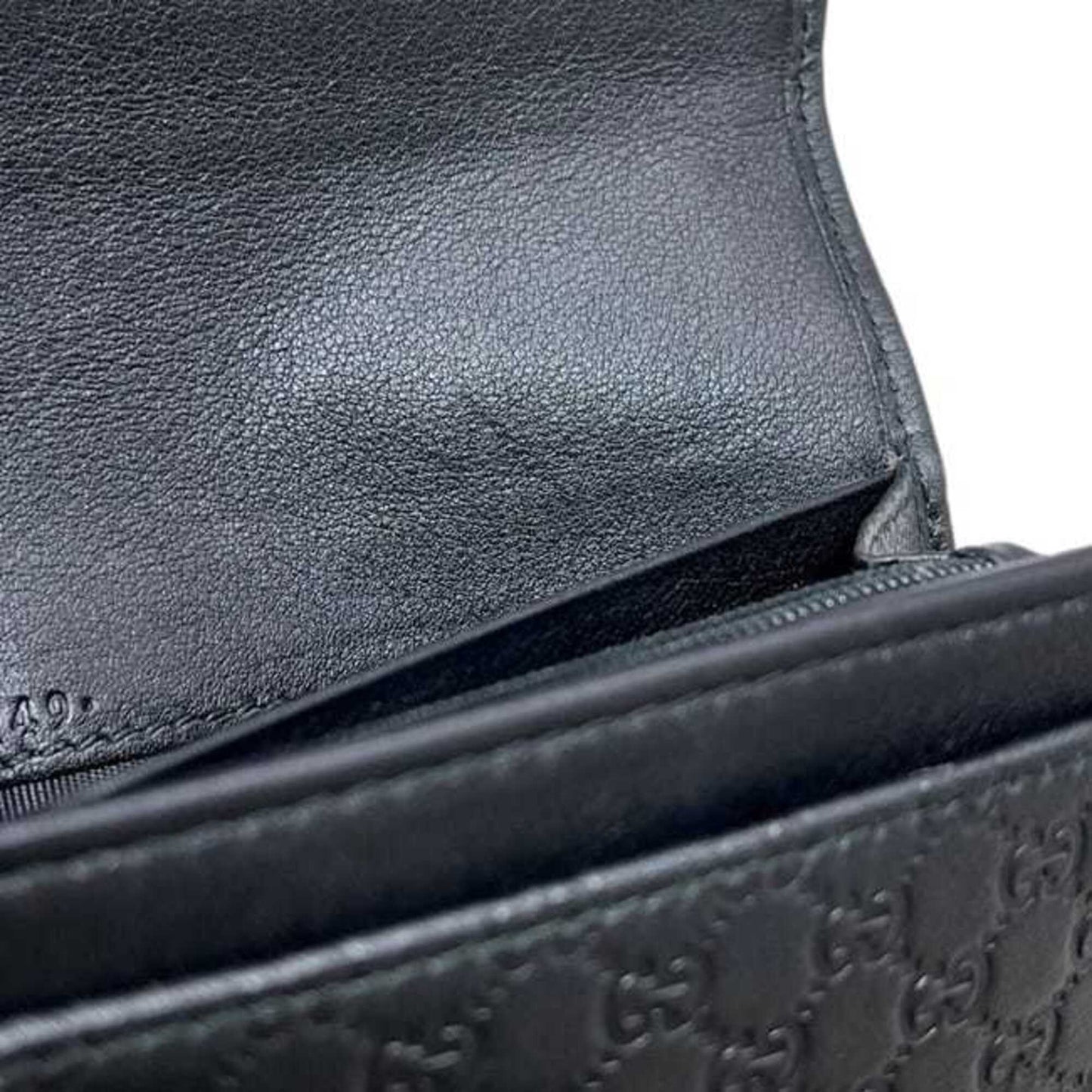 Bow Continental Wallet Guccissima Leather