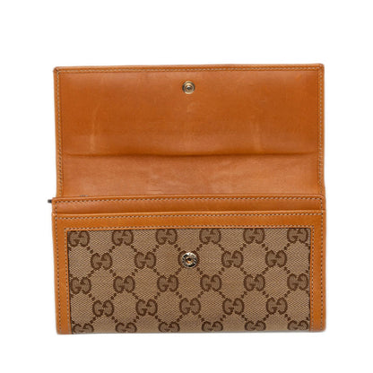 Ophidia Continental Wallet GG Coated Canvas