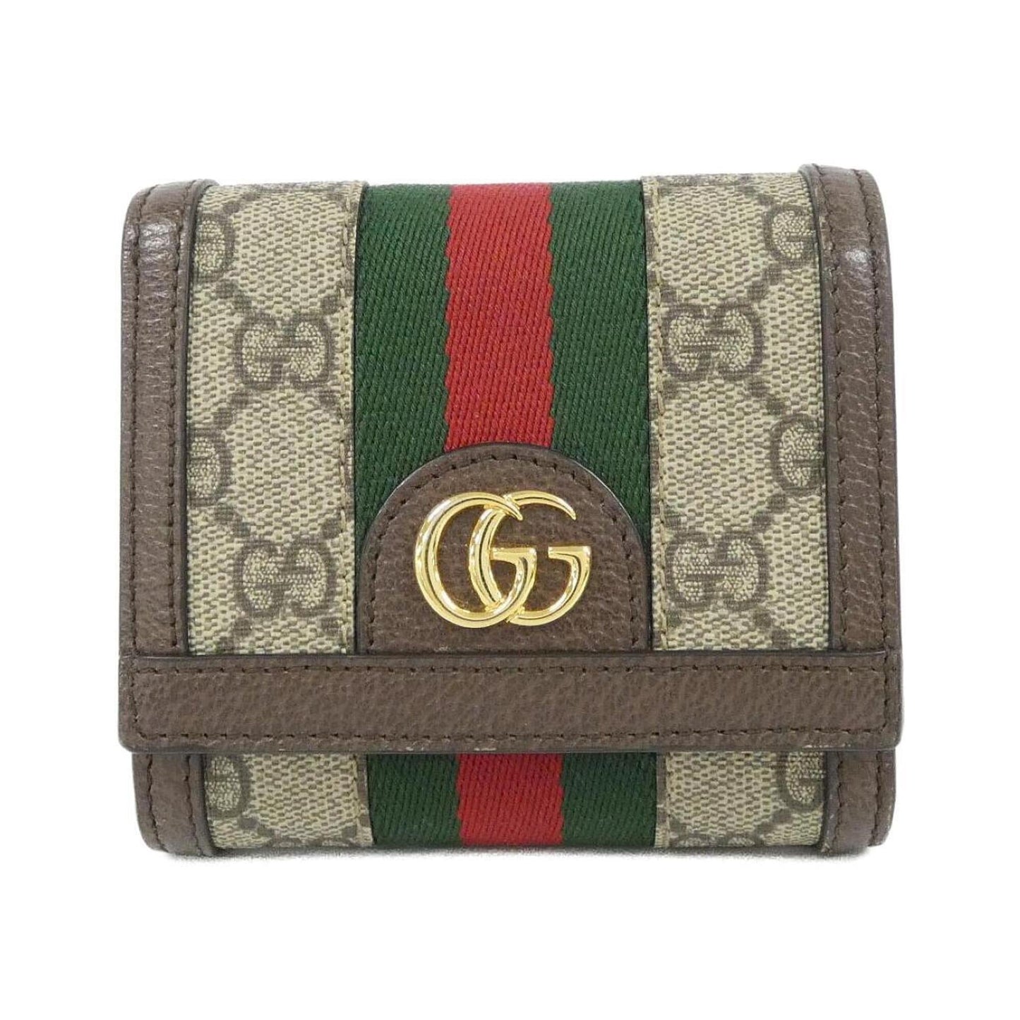 Ophidia French Flap Wallet GG Coated Canvas Compact