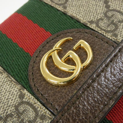 Ophidia French Flap Wallet GG Coated Canvas Compact