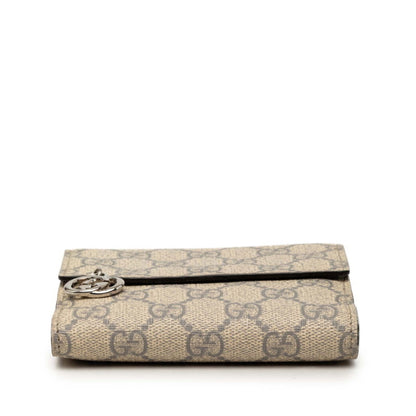 Ophidia French Flap Wallet GG Coated Canvas Compact