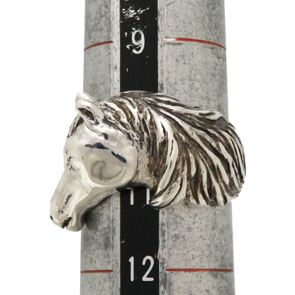 Cheval Horse Band Ring Sterling Silver