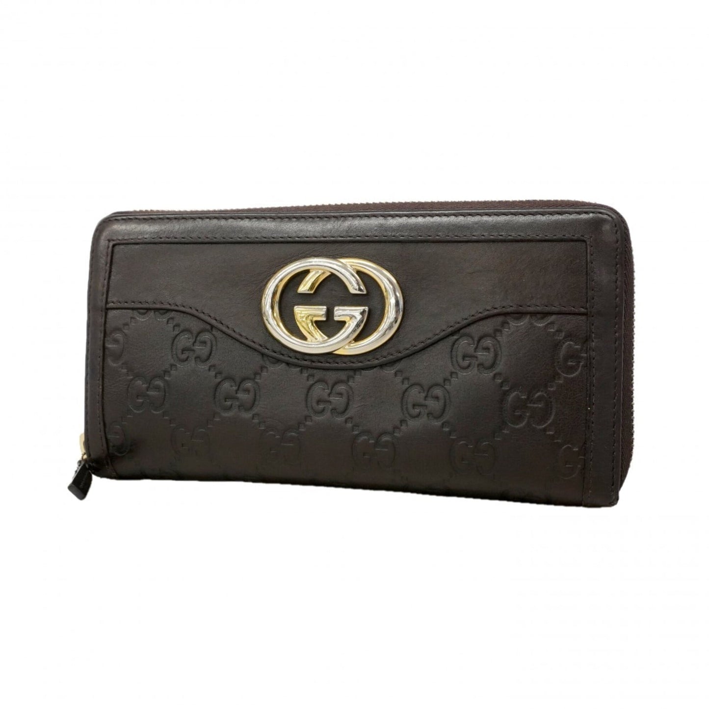 Web Zip Around Wallet Guccissima Leather