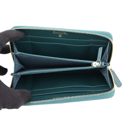 19 Zip Around Wallet Quilted Lambskin Long