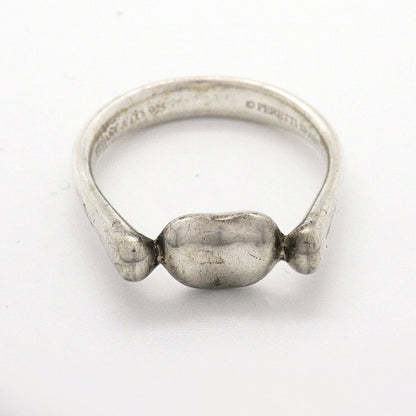 Bean Ring Sterling Silver