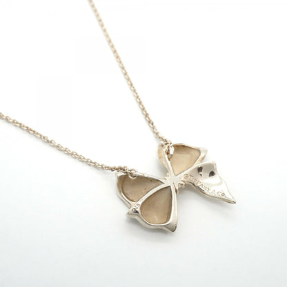 Ribbon Pendant Necklace Sterling Silver