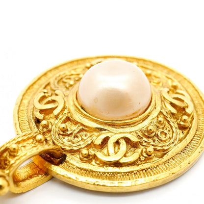 CC Logo Brooch Metal