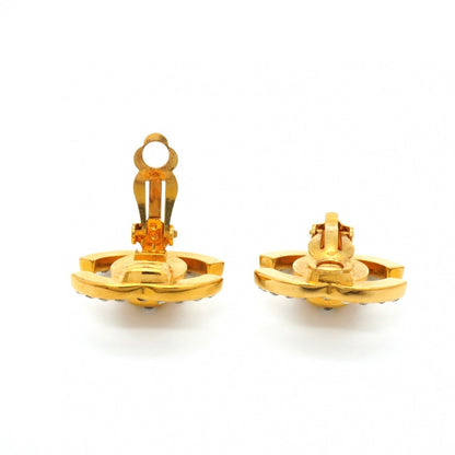 CC Logo Turnlock Clip-On Earrings Metal