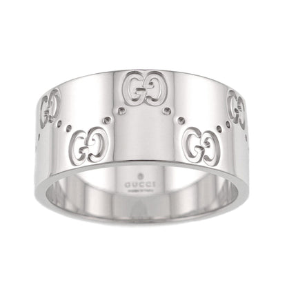 Icon Wide Ring 18K White Gold