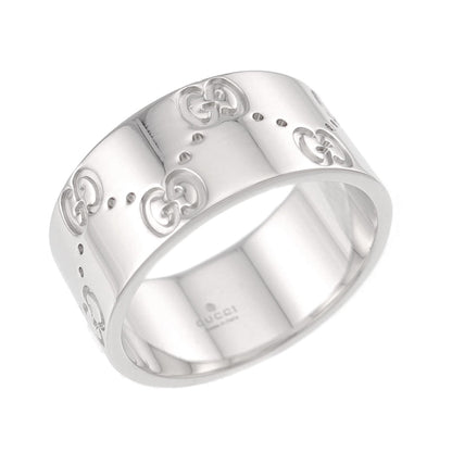 Icon Wide Ring 18K White Gold