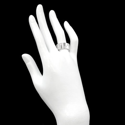 Icon Wide Ring 18K White Gold