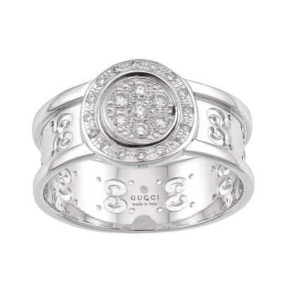 Icon Ring 18K White Gold and Diamond