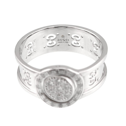 Icon Ring 18K White Gold and Diamond