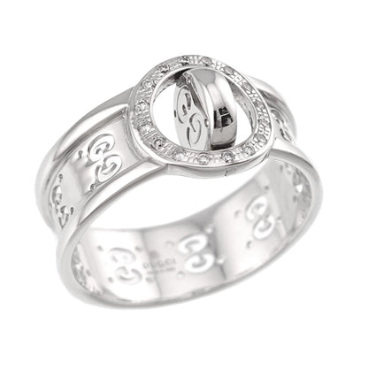 Icon Ring 18K White Gold and Diamond