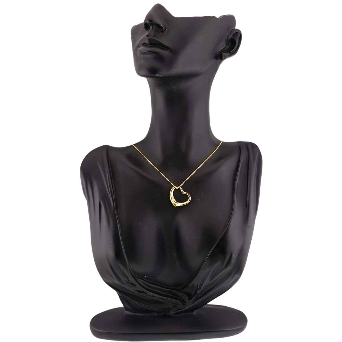 Heart Necklace Watch 18K Yellow Gold 22