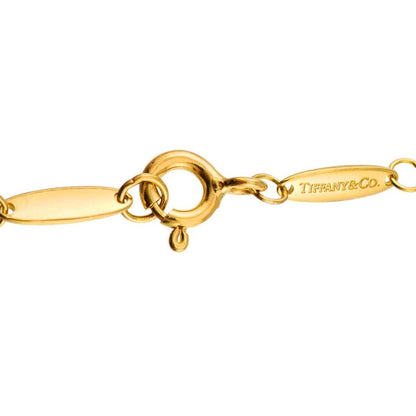 Bean Pendant Necklace 18K Yellow Gold 7.8mm