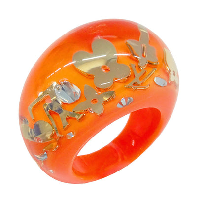 Band Ring Resin Orange