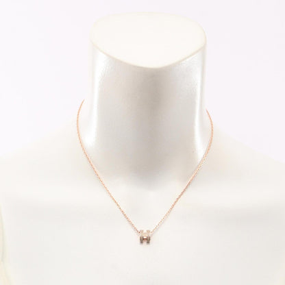 Pop H Pendant Necklace Gold-Tone Metal