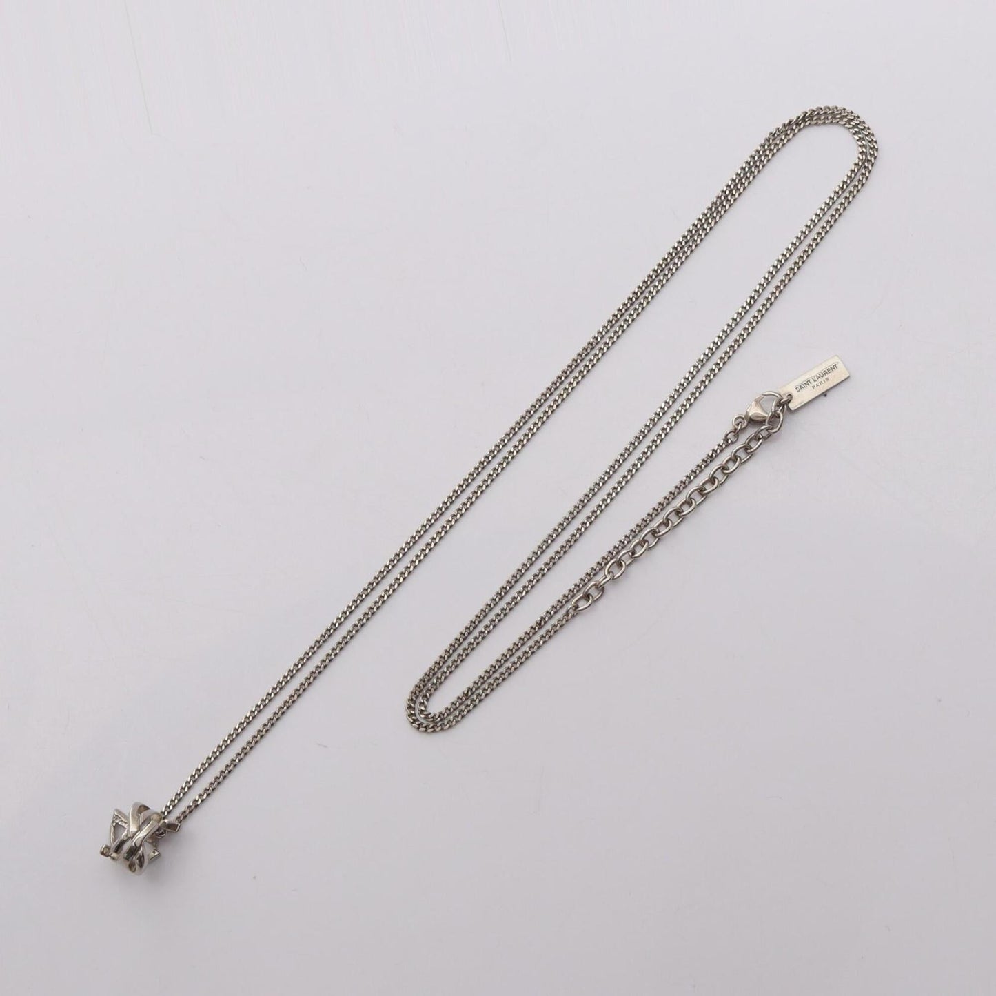 Pendant Necklace Silver Metal