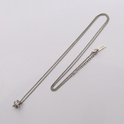 Pendant Necklace Silver Metal
