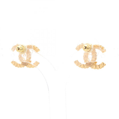 CC Logo Earrings Metal Gold-Tone Metal