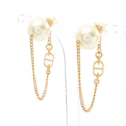 Tribal Earrings Artificial Pearl and Gold