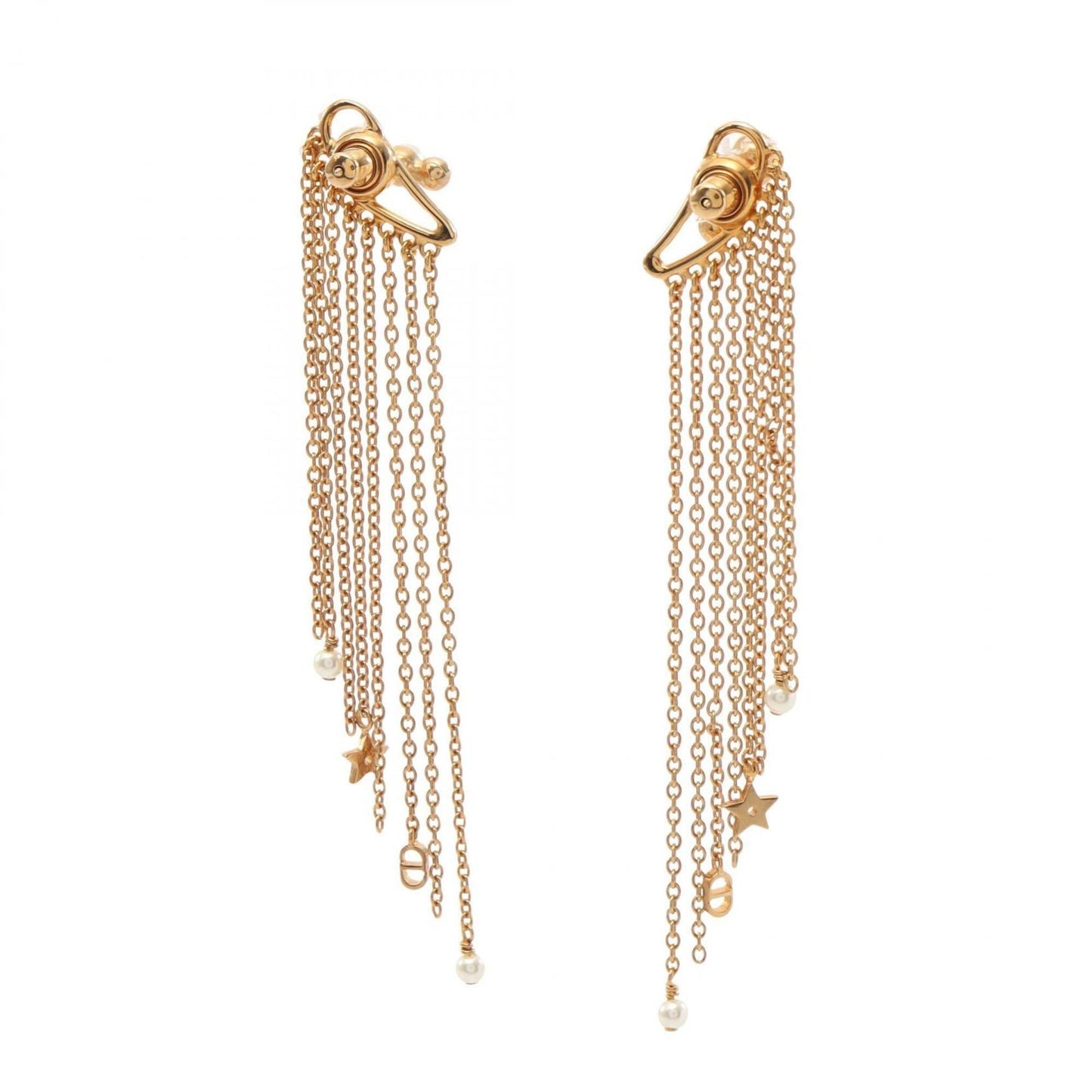 Pearl Earrings Gold and Faux Pearl