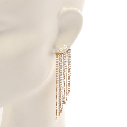 Pearl Earrings Gold and Faux Pearl