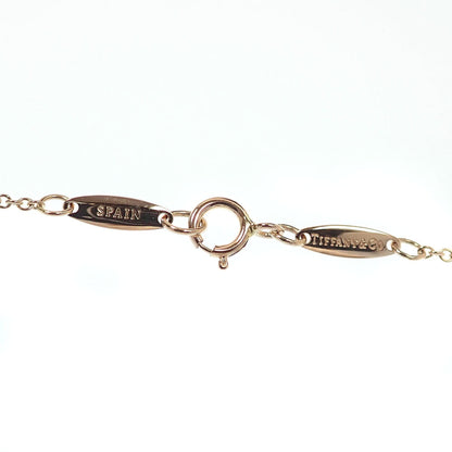 Elsa Peretti Diamonds By The Yard Pendant Necklace 18K Rose Gold and Diamond