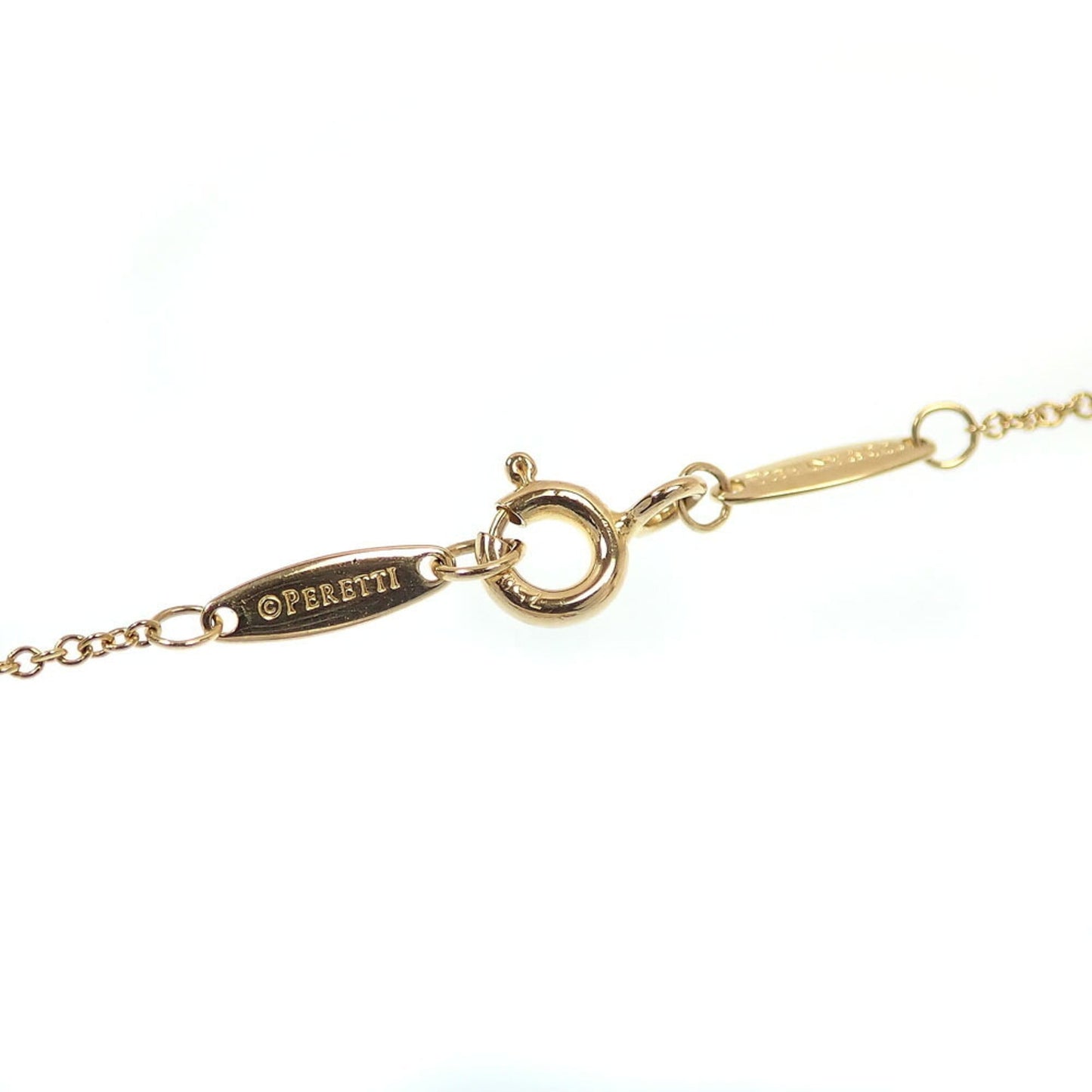 Elsa Peretti Diamonds By The Yard Pendant Necklace 18K Yellow Gold and Diamond