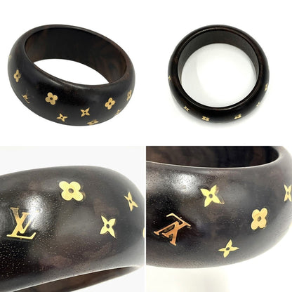 Sylvania Bracelet Brass and Wood Brown