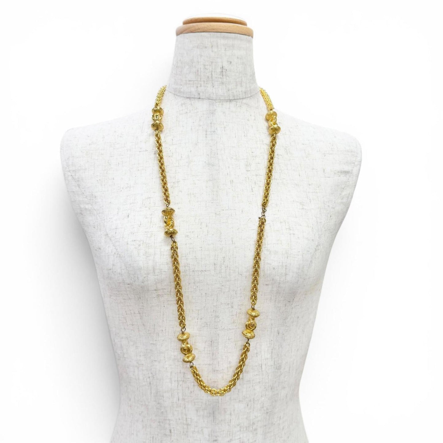 CC Logo Chain Pendant Necklace Metal