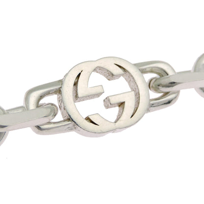 Interlocking G Pendant Necklace Sterling Silver