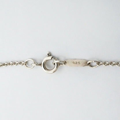 Pendant Necklace Sterling Silver and 18K Yellow Gold