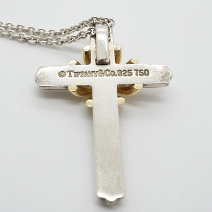 Pendant Necklace Sterling Silver and 18K Yellow Gold