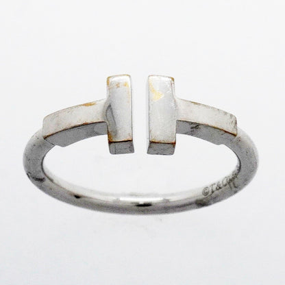T Wire Ring 18K White Gold