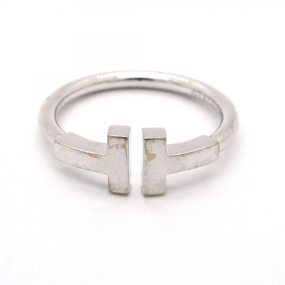 T Wire Ring 18K White Gold