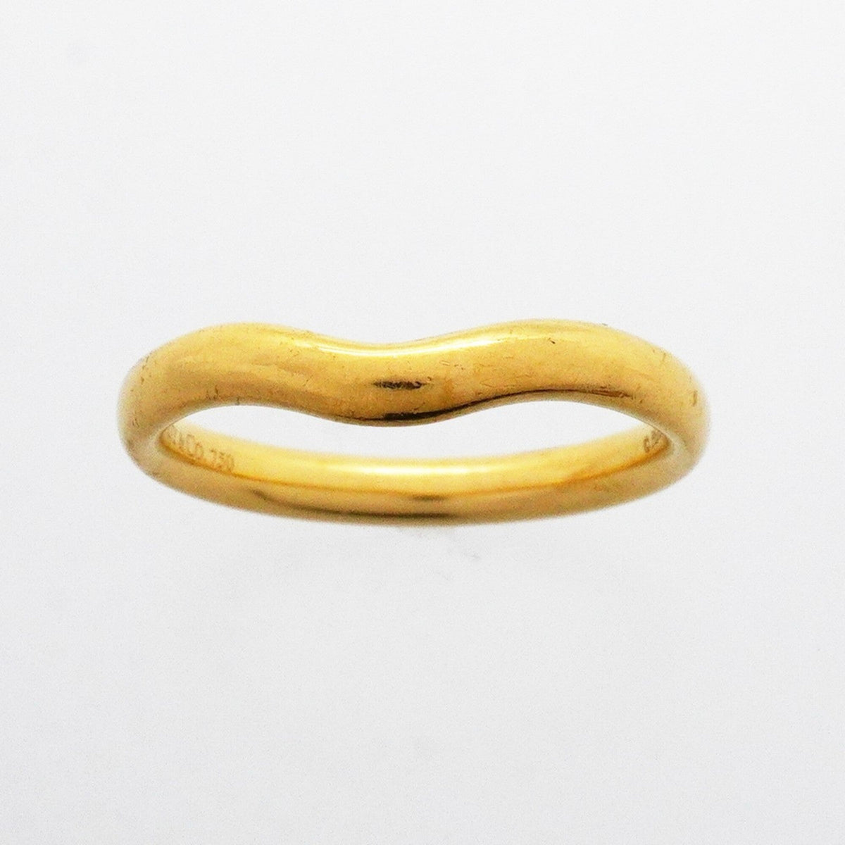 Curved Band Ring 18K Yellow Gold