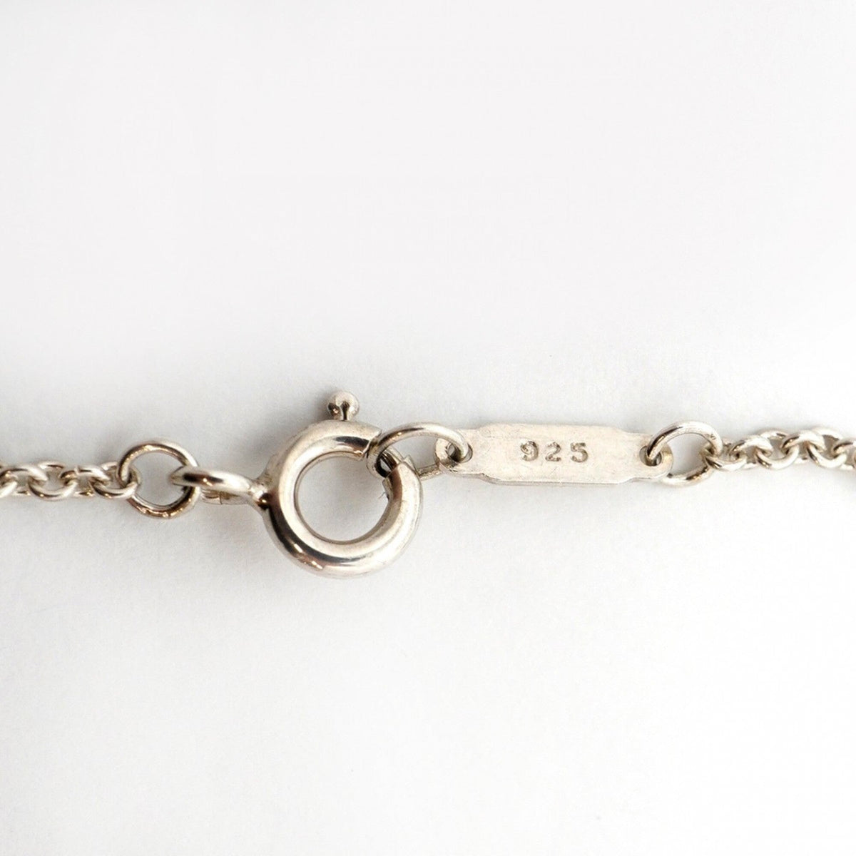 Ribbon Pendant Necklace Sterling Silver