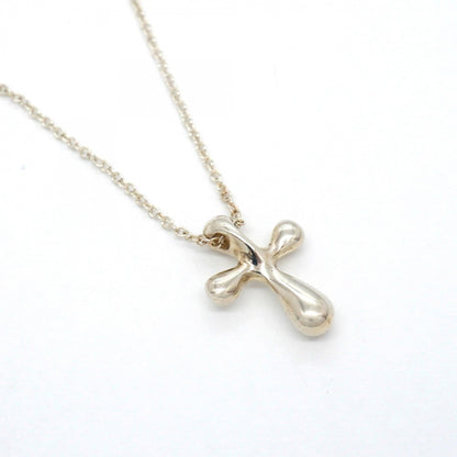 Small Cross Pendant Necklace Sterling Silver