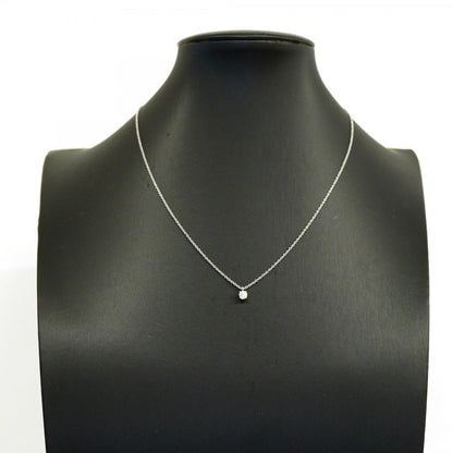 Solitaire Pendant Necklace Platinum with Diamond