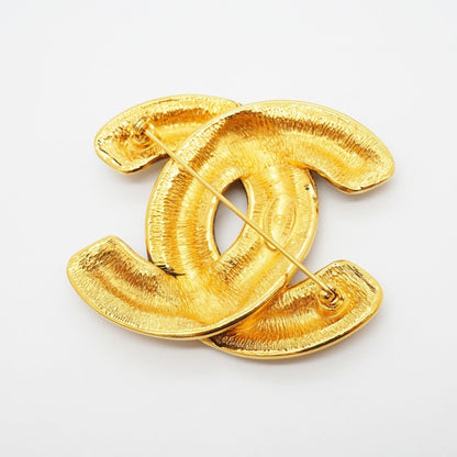 CC Logo Brooch Metal
